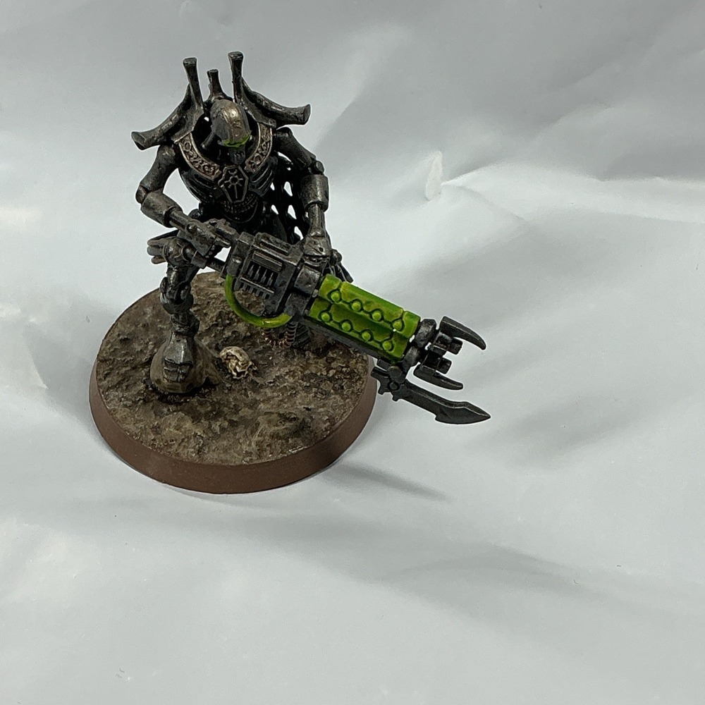Warhammer 40k Necron Royal‎ Warden Pro Painted Green Glow Sautekh Dynasty